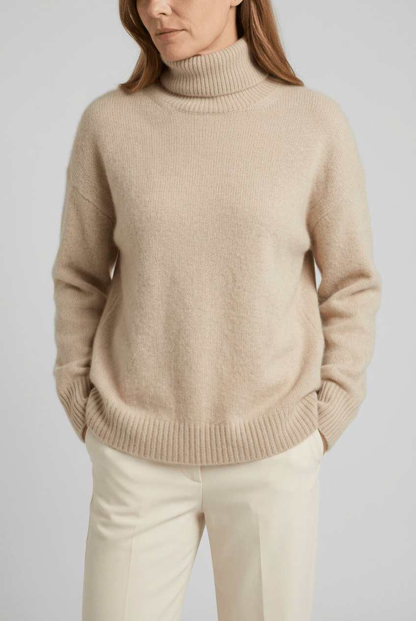 Women's Oversized Roll Neck Jumper