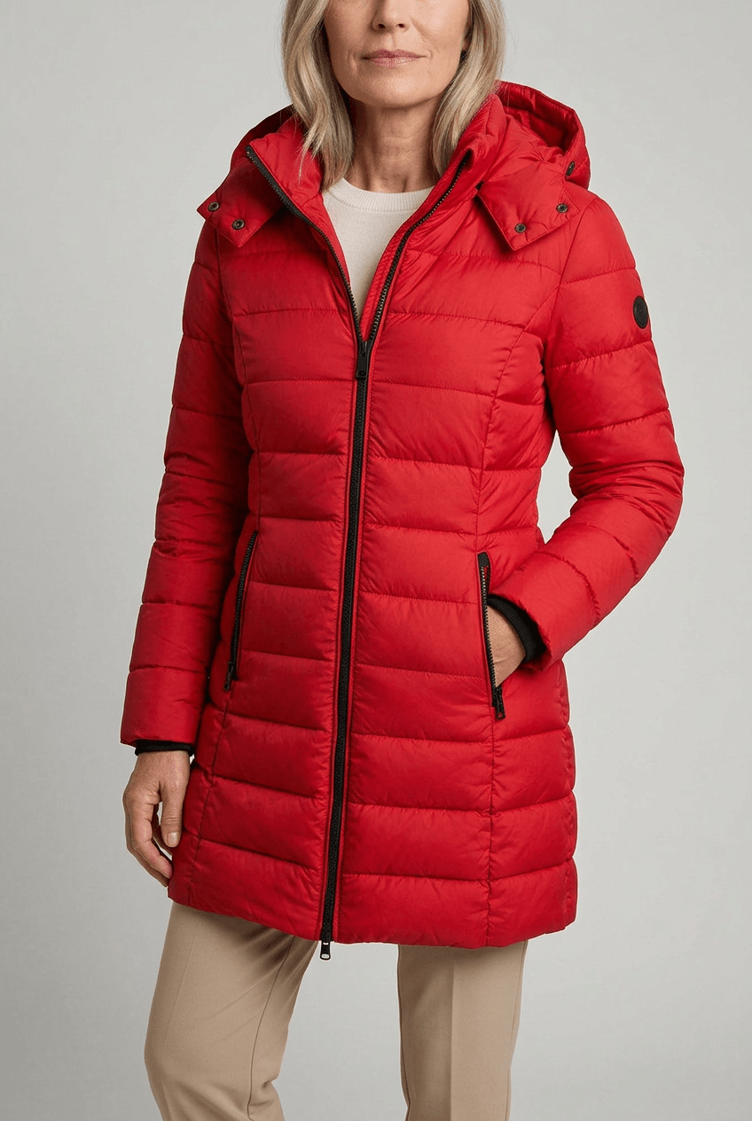 Women's Hooded Puffer Coat | Full Zip & Quilted