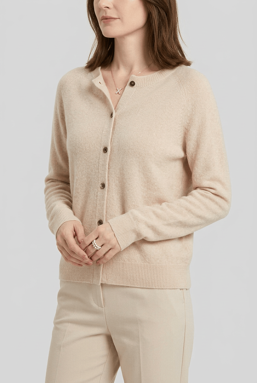 Women's Ribbed Cardigan | Long Sleeves & Button Front