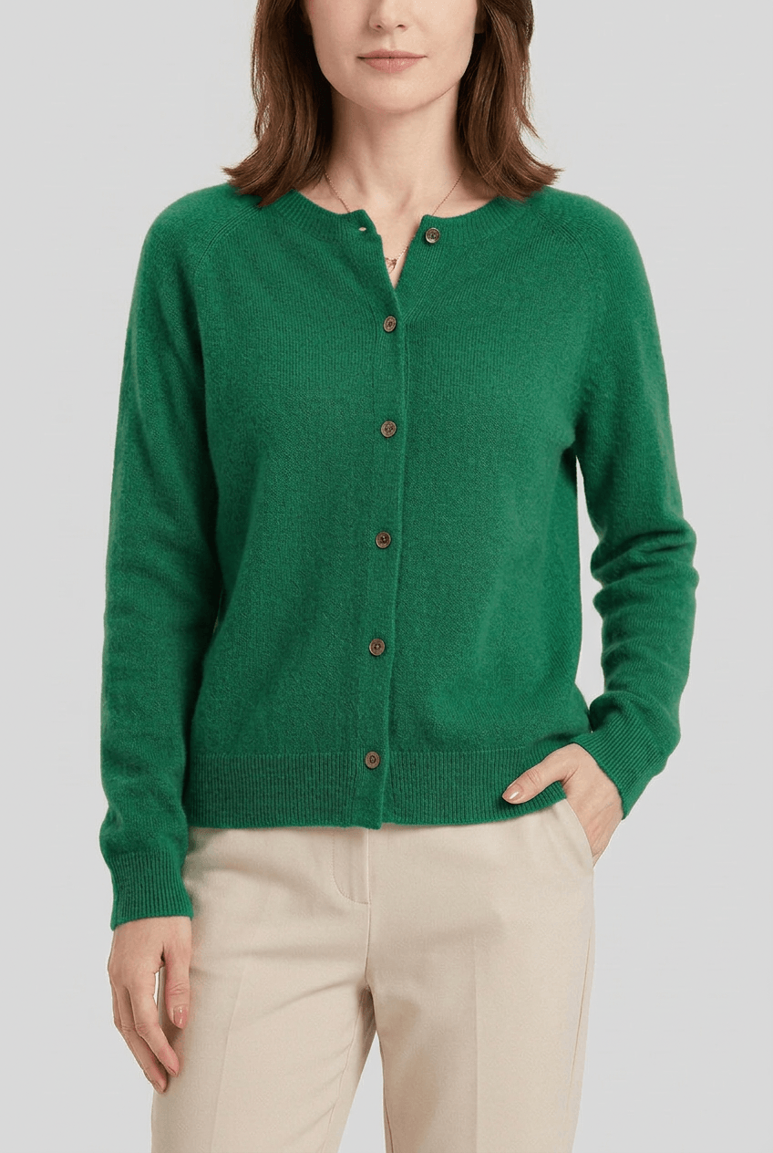 Women's Ribbed Cardigan | Long Sleeves & Button Front