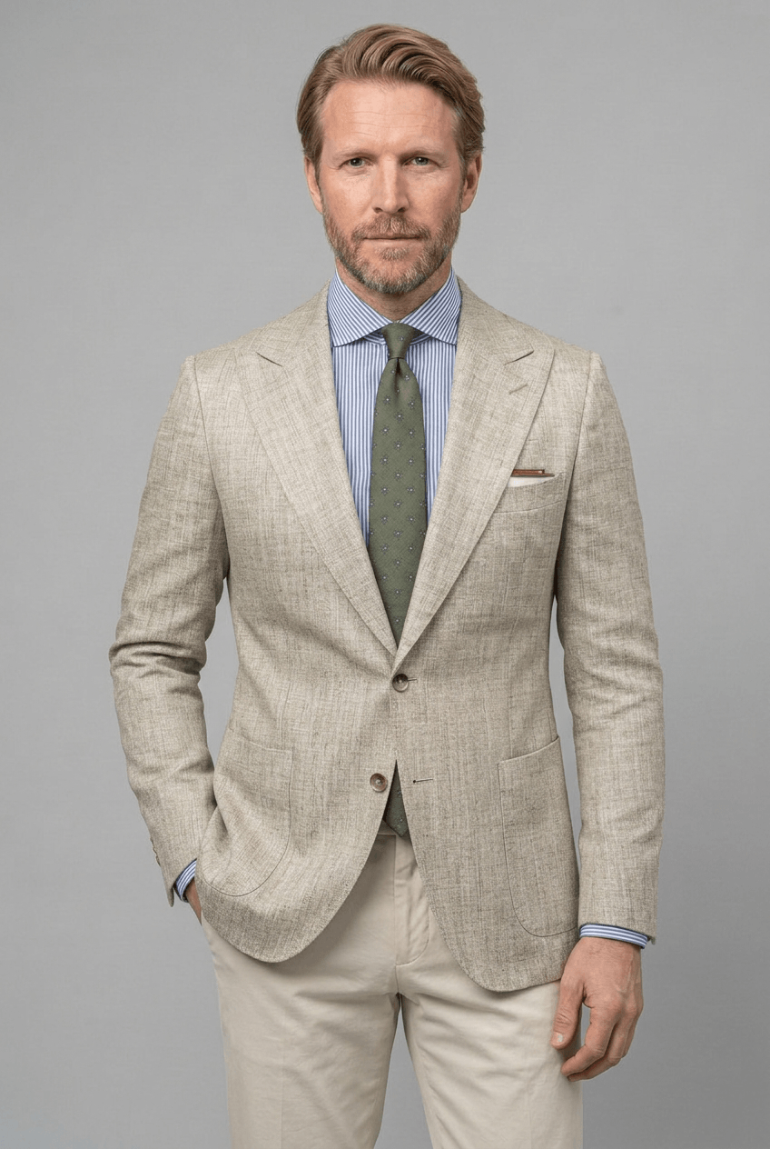 Men’s Blazer | Formal Textured Tailored