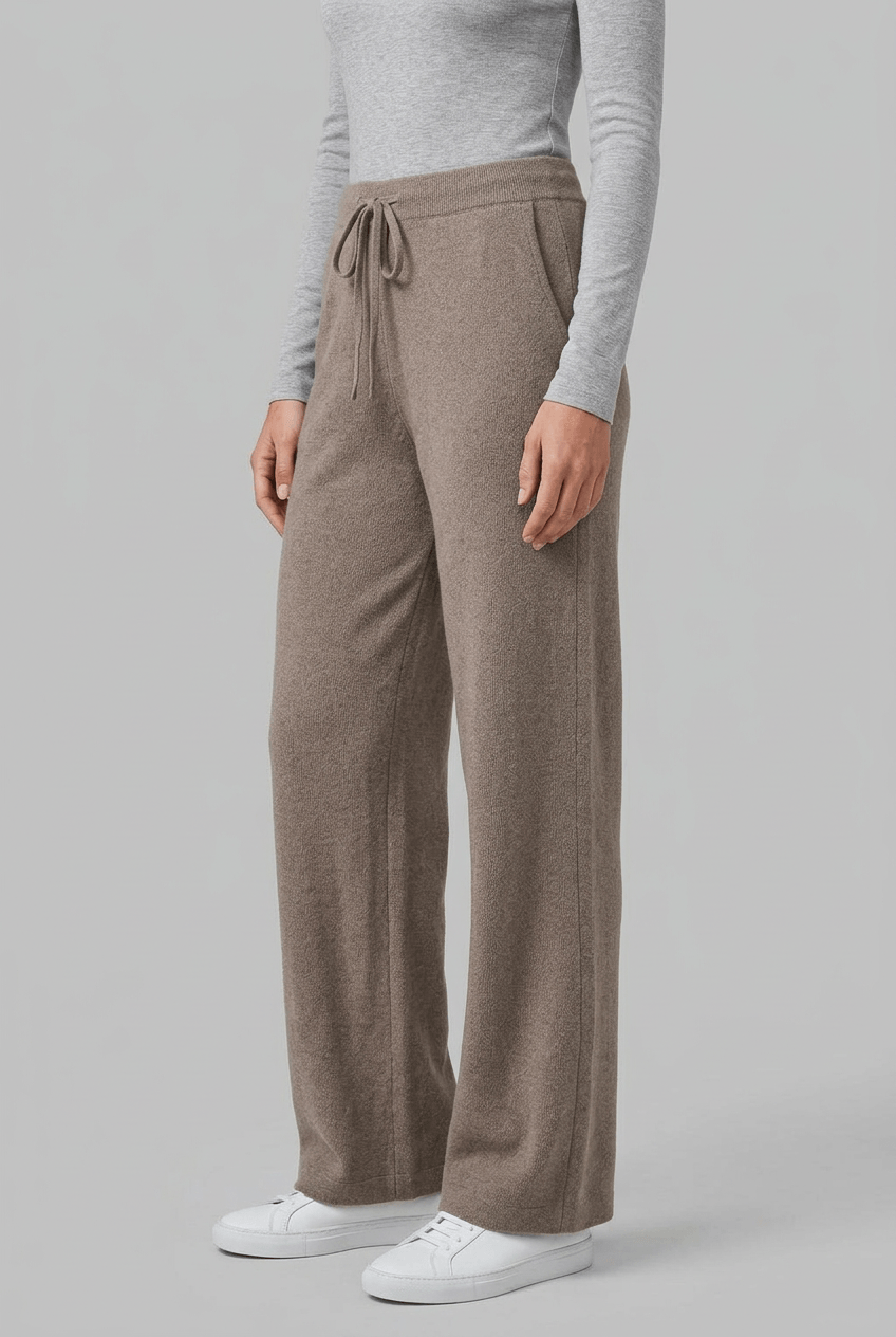 Women's Wide Leg Trousers | Drawstring Waist