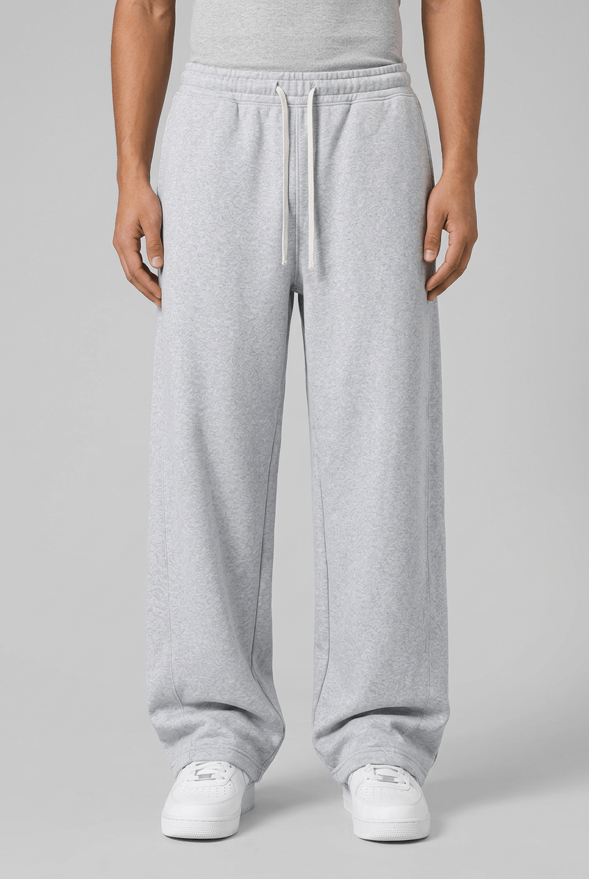 Men's Wide Leg Jogger Pants | Drawstring Waist