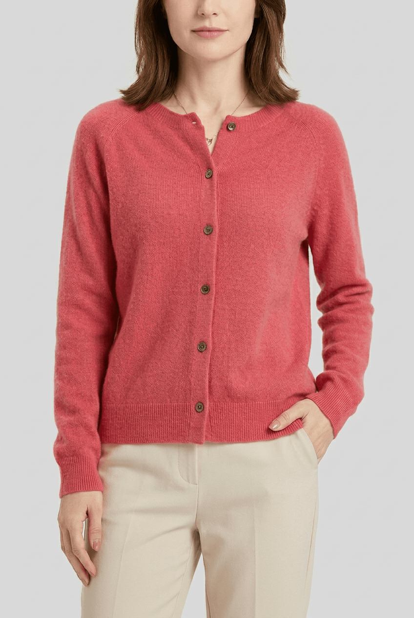 Women's Ribbed Cardigan | Long Sleeves & Button Front