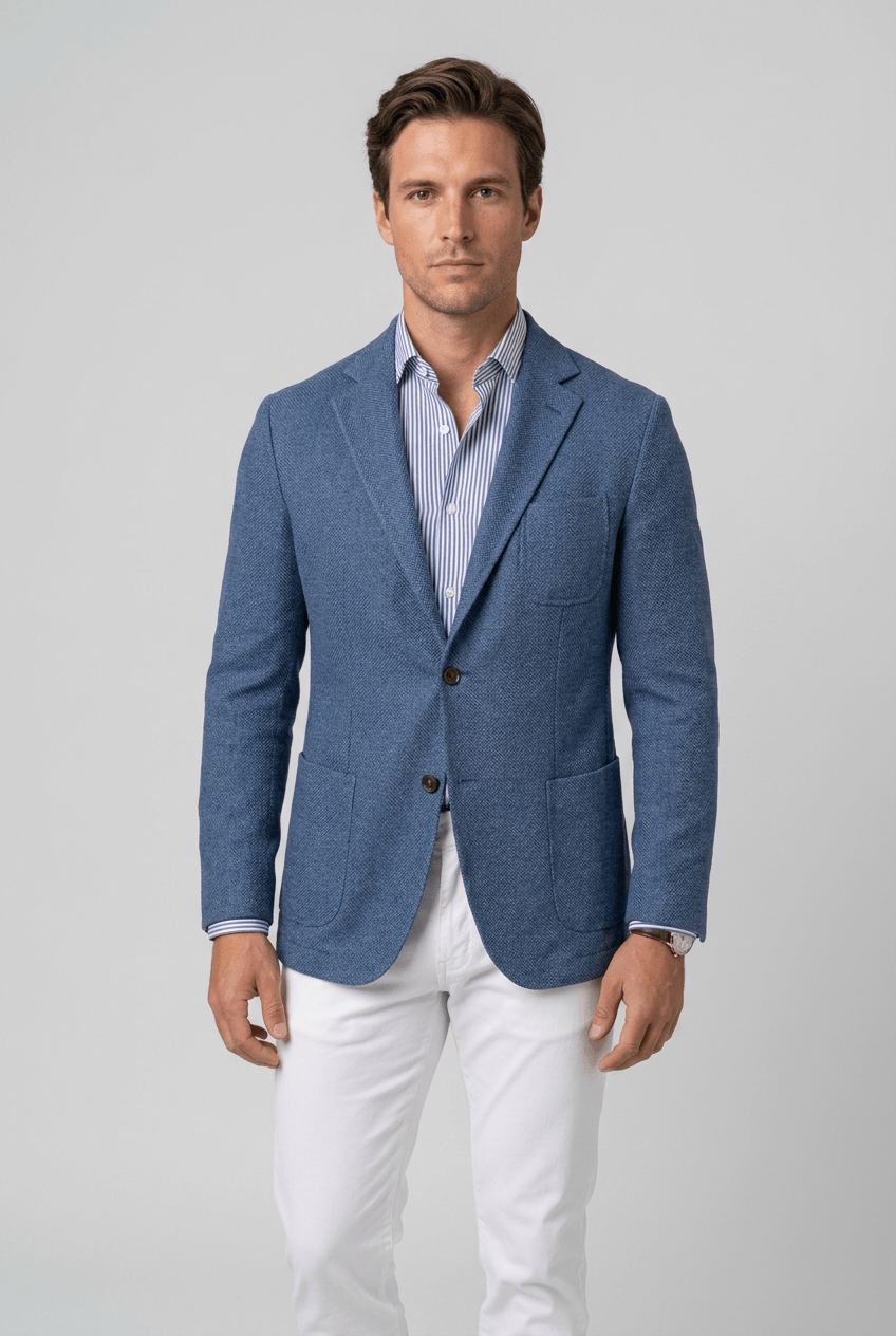 Men's Blazer | Two-Button Front & Patch Pockets