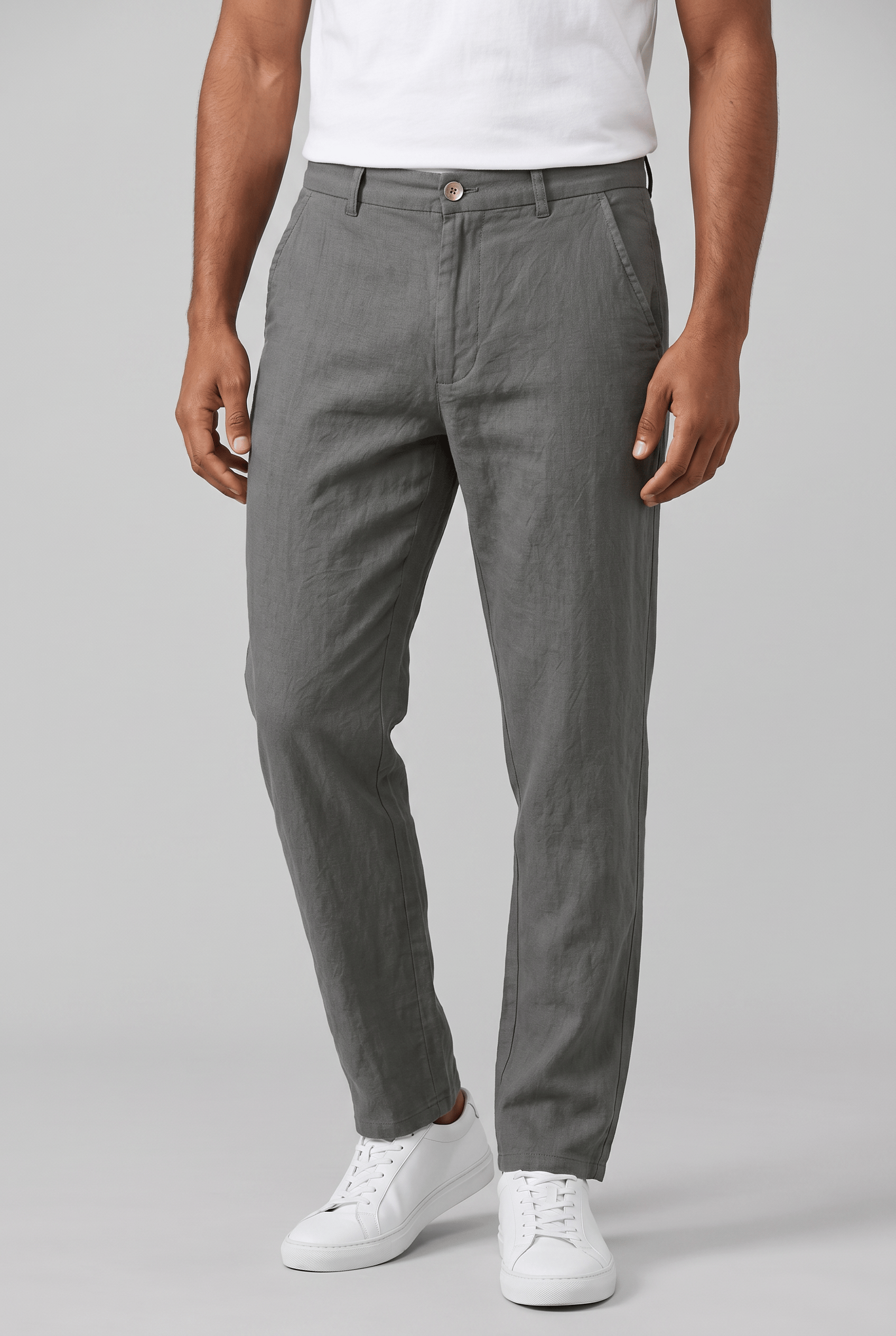 Men’s Slim Fit Chino Casual Trousers | Modern