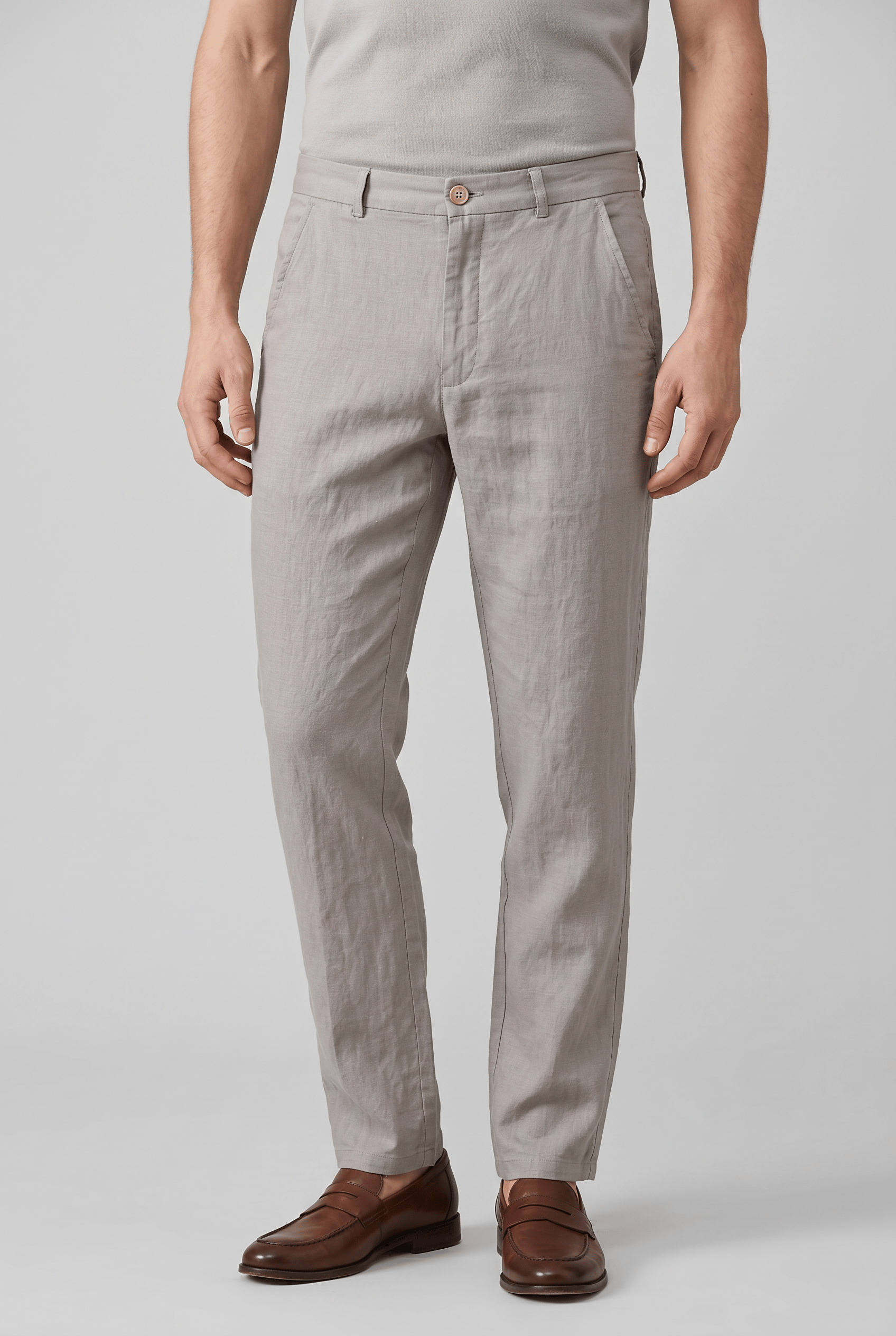 Men’s Slim Fit Chino Casual Trousers | Modern