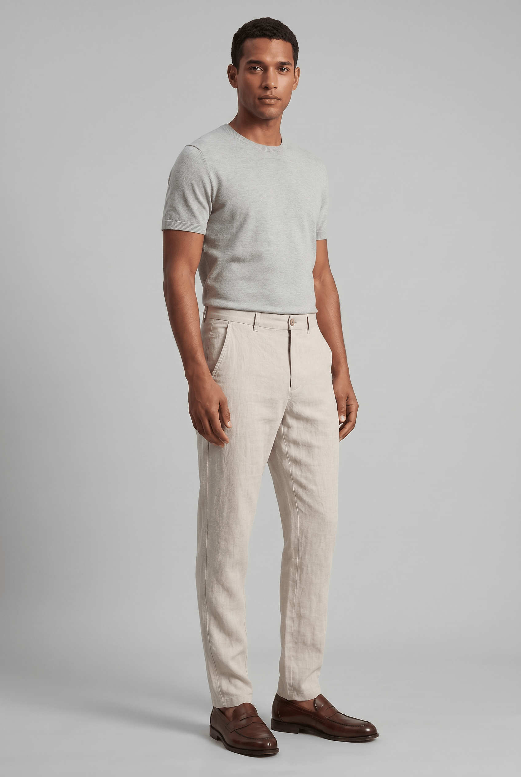 Men’s Slim Fit Chino Casual Trousers | Modern