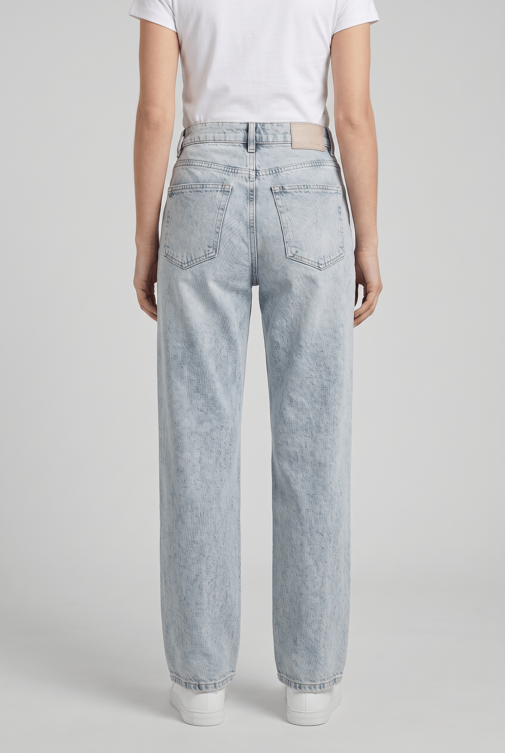 Women’s Vintage Ripped High Waisted Jeans | Straight Leg
