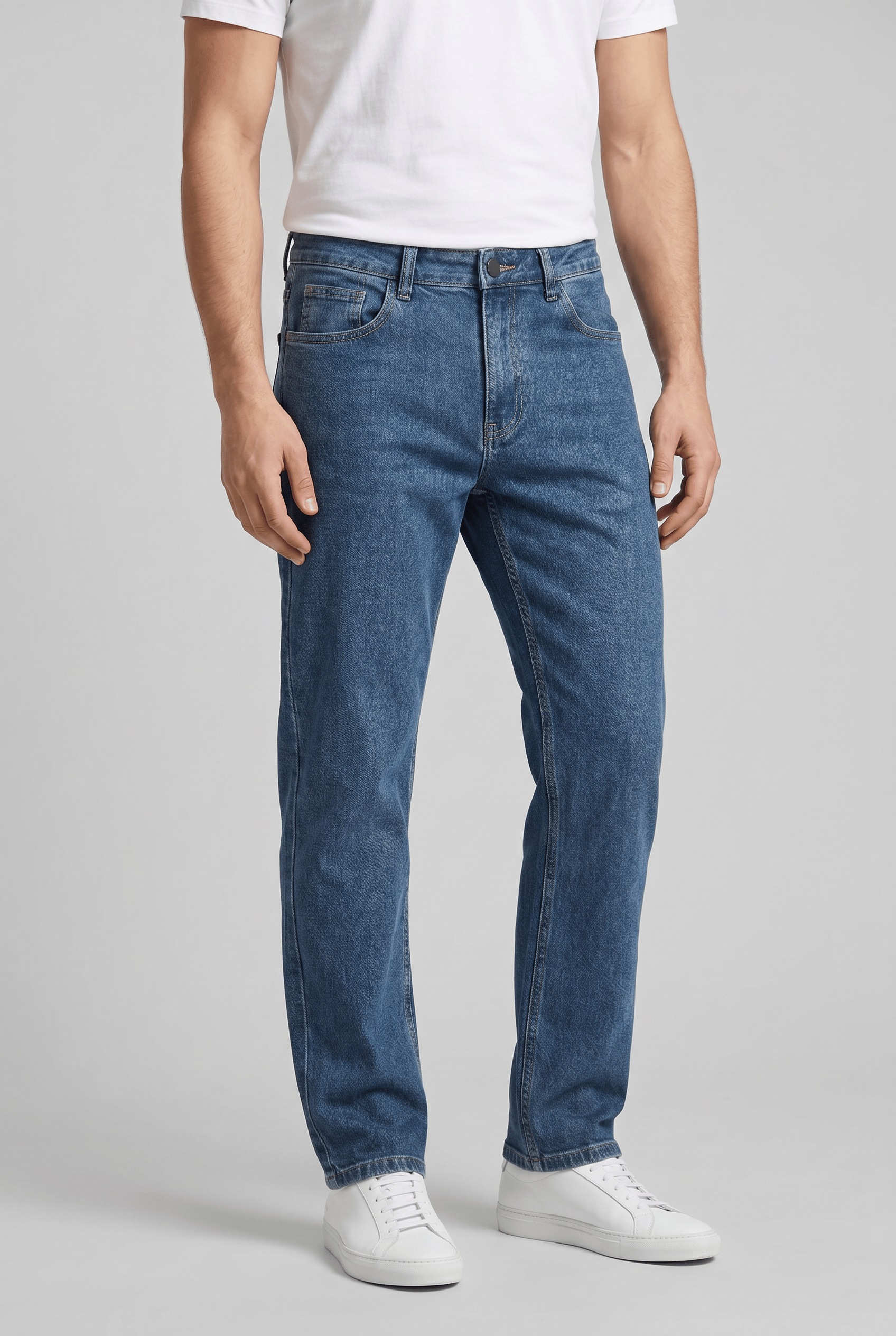 Men’s Classic Straight Fit Jeans | Modern