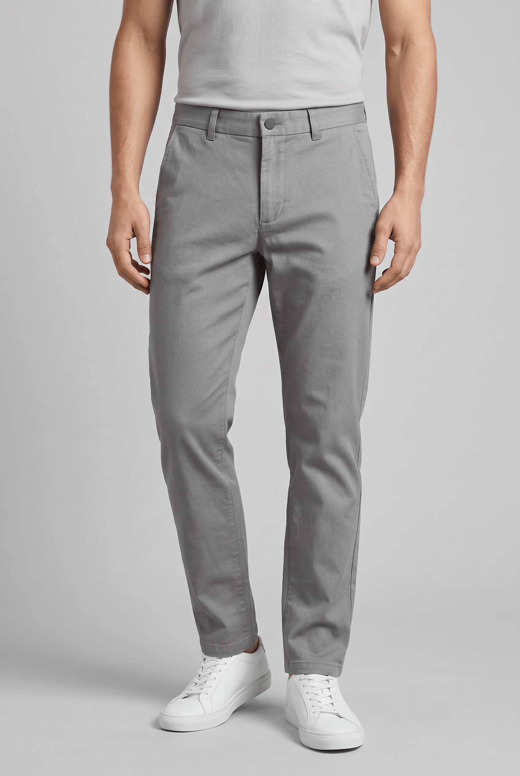 Men's Slim Fit Chino Trousers | Modern