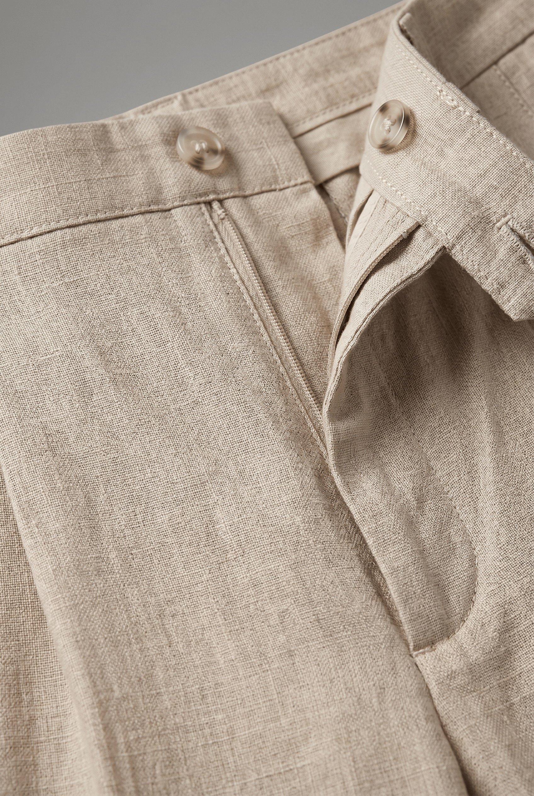 Men's Pleated Straight Leg Trousers | Modern