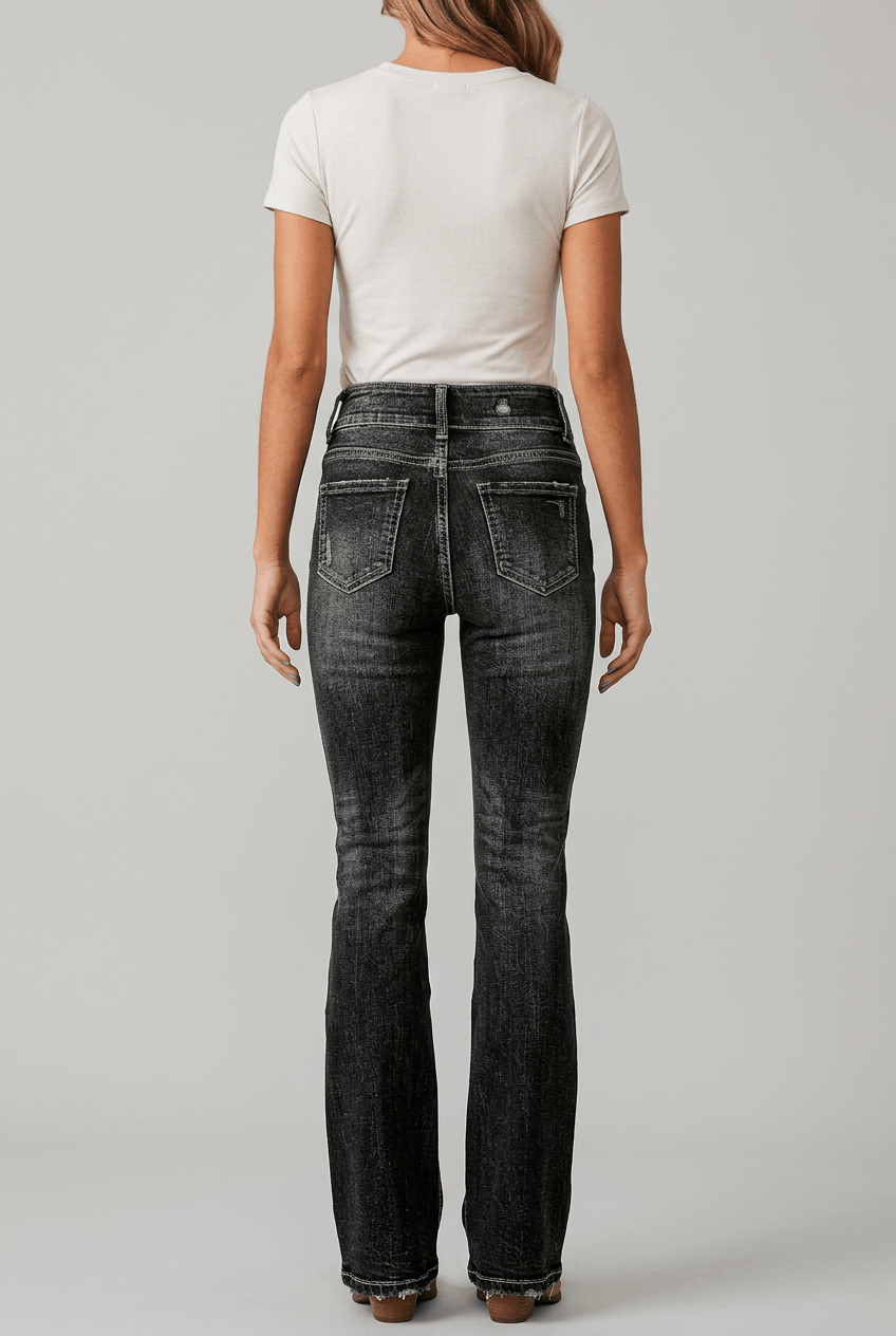 Women's Flared Jeans | Bootcut & Double Button Waist
