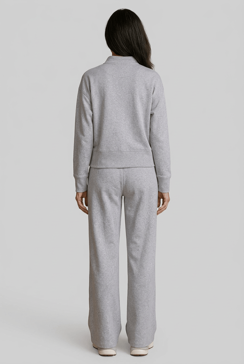 Women's Loungewear Set | Button Front Cardigan & Wide Leg Joggers