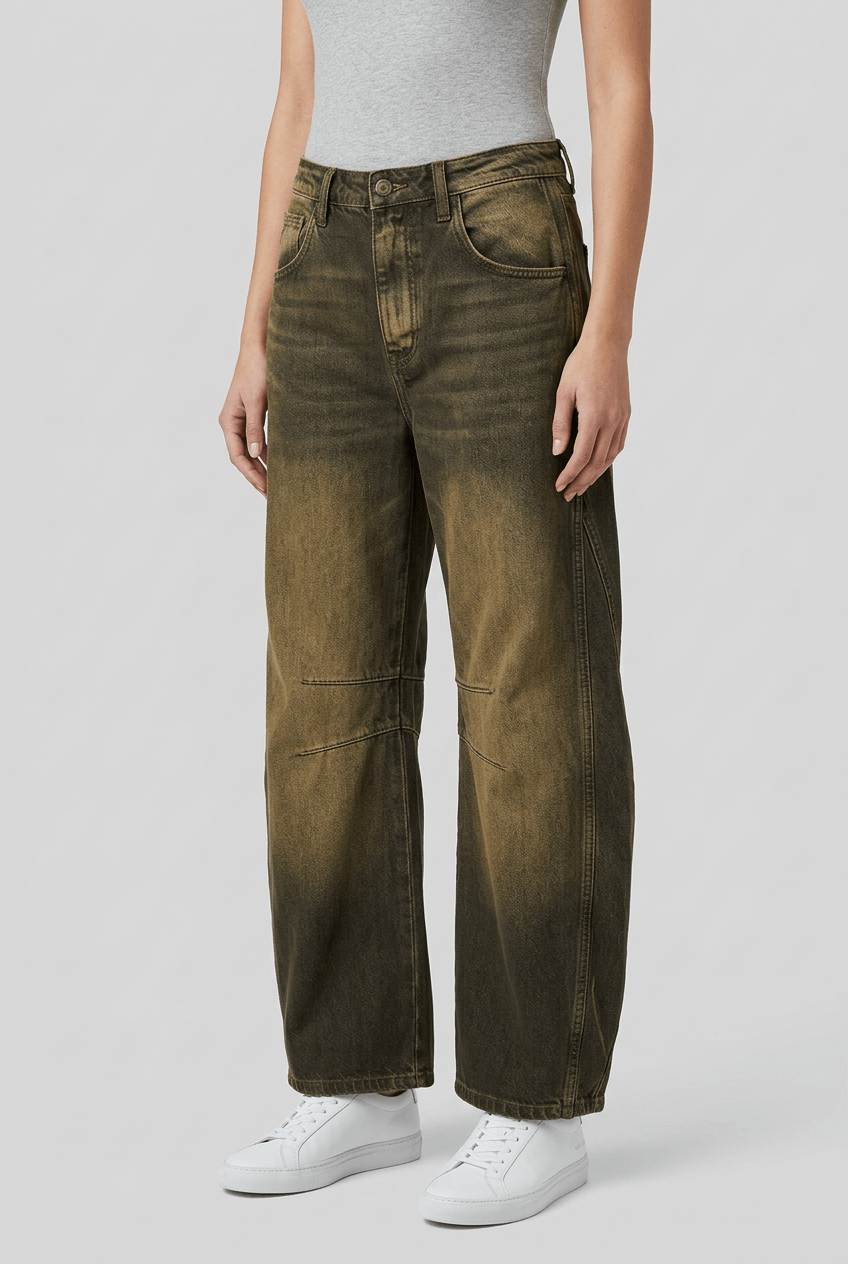 Women's Wide Leg Barrel Jeans
