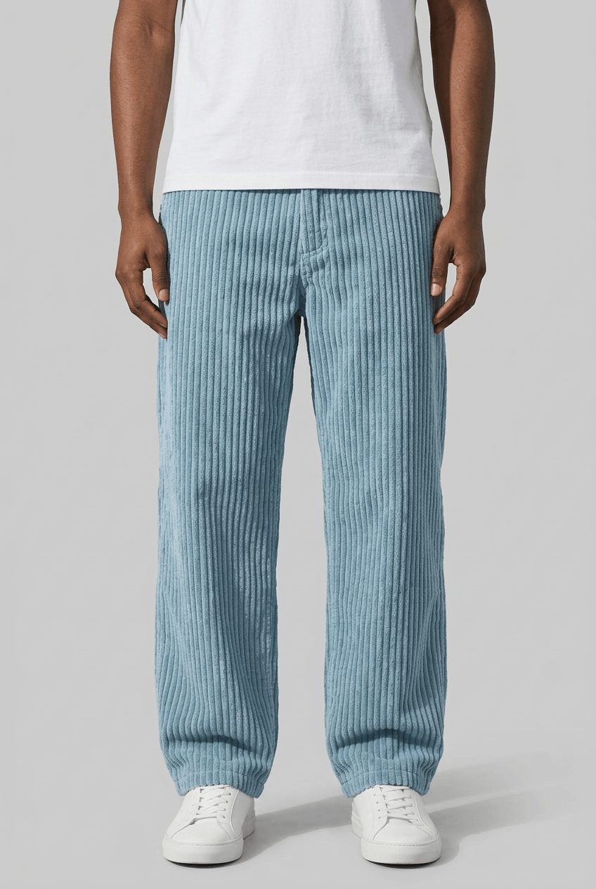 Men's Corduroy Trousers | Wide Wale Straight Fit