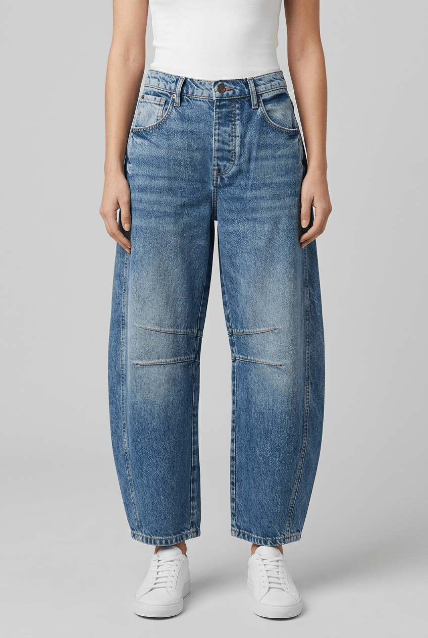 Women's Wide Leg Barrel Jeans