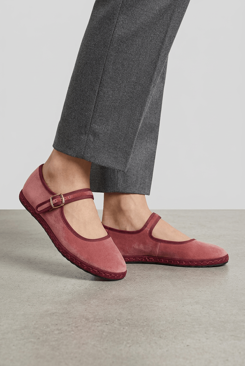Women's Shoe | Round Toe Buckle Strap Mary Jane Ballet Flats
