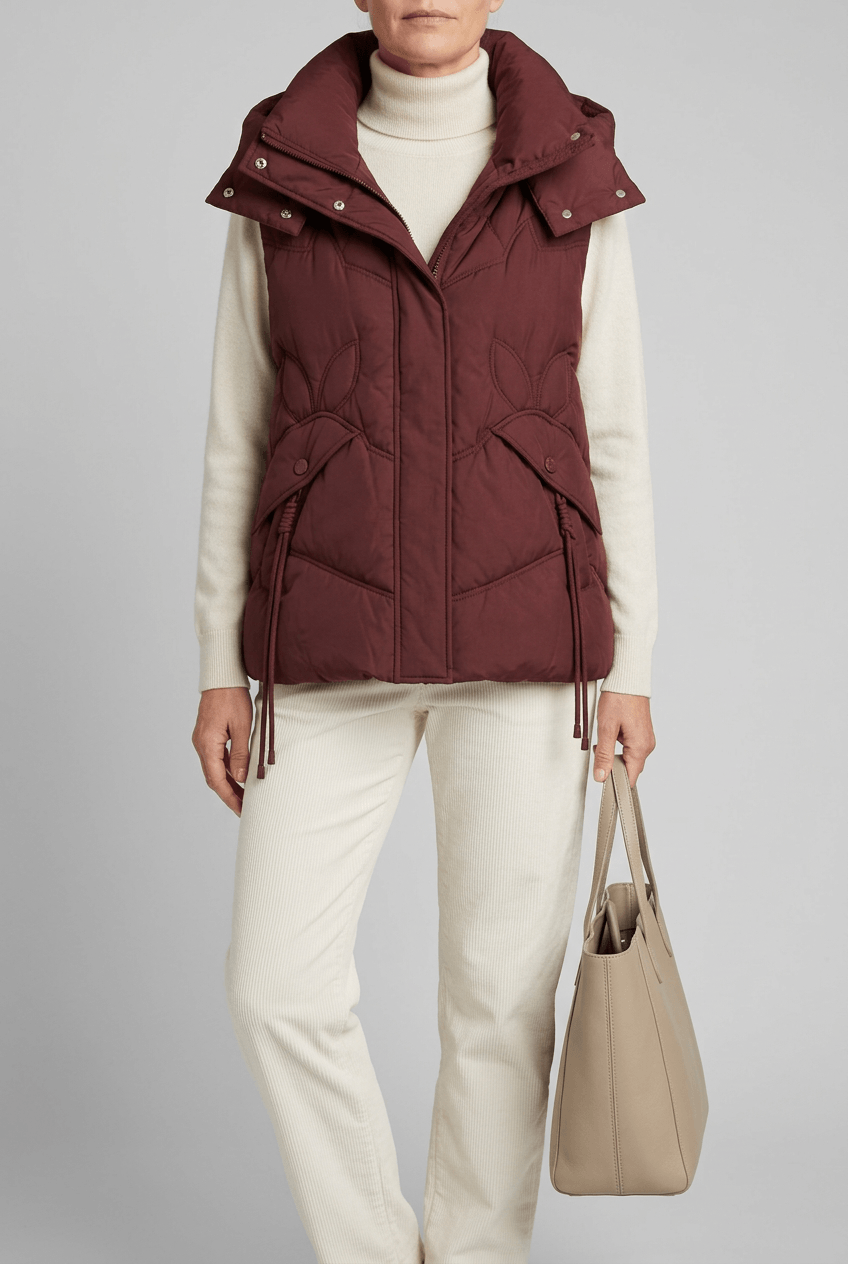 Women's Puffer Gilet | Detachable Hood