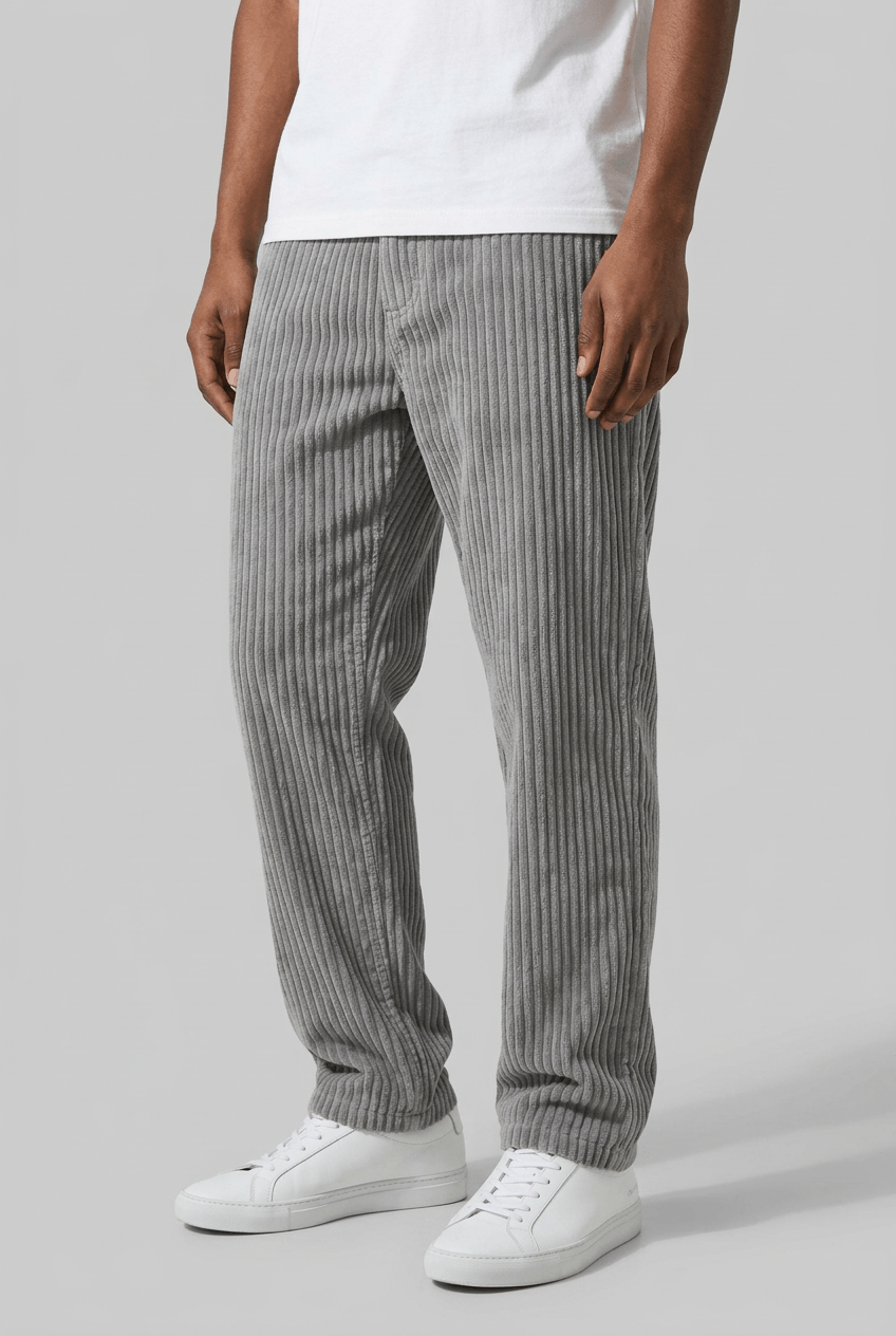 Men's Corduroy Trousers | Wide Wale Straight Fit