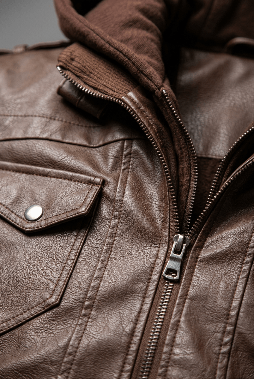 Men's Bomber Jacket | Layered Hoodie