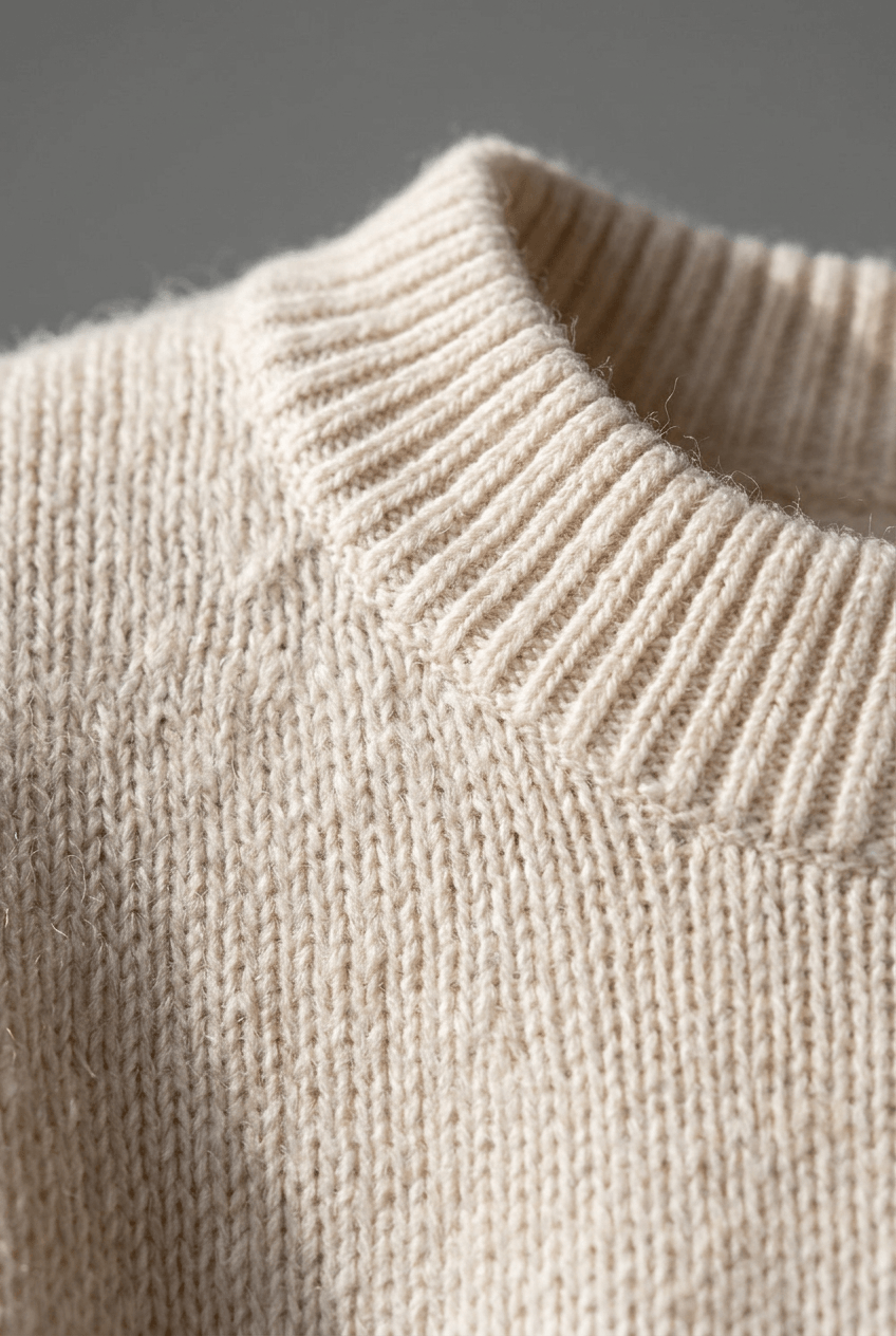 Women's Oversized Knitted Jumper | Crew Neck