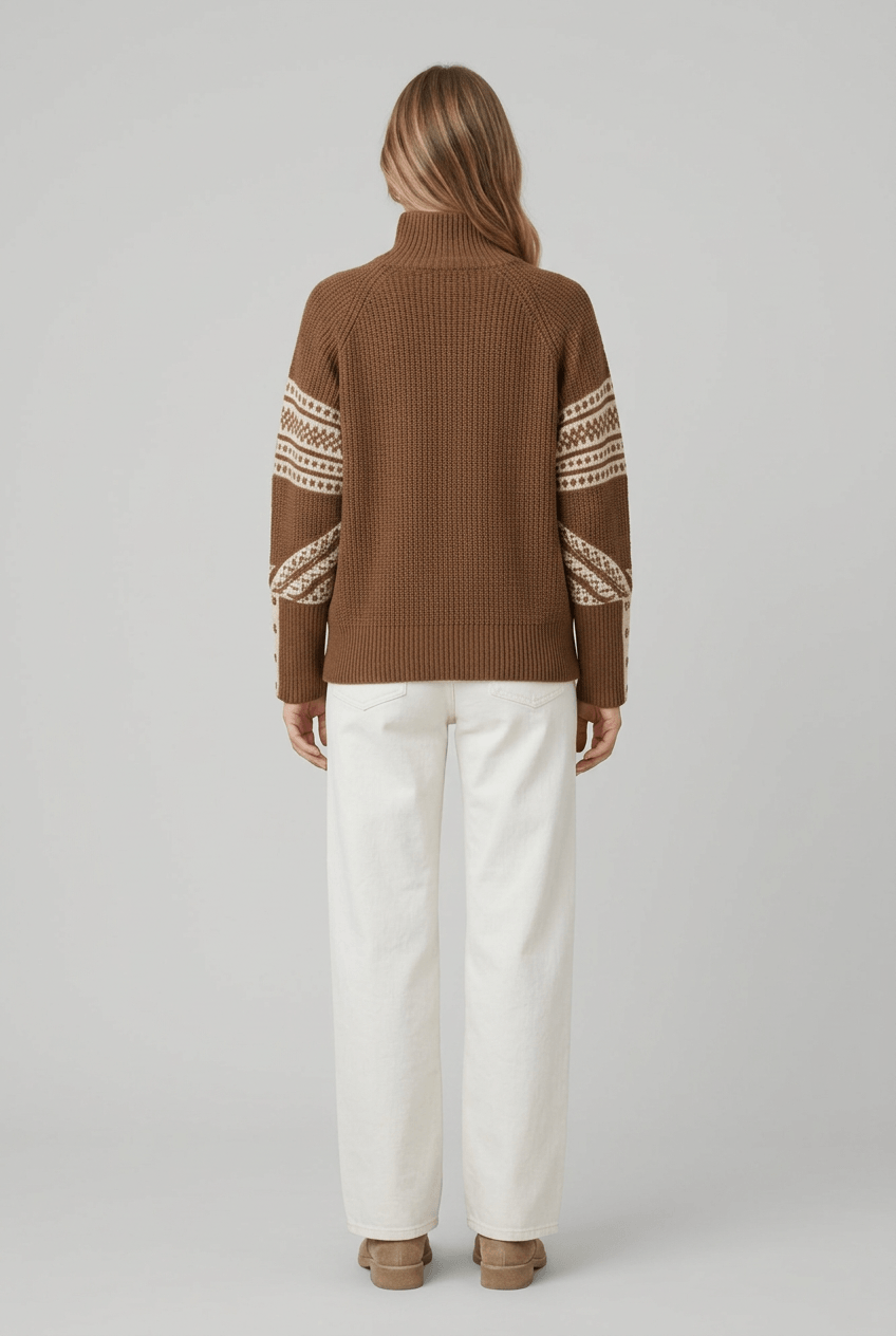 Women's Fair Isle Roll Neck Jumper