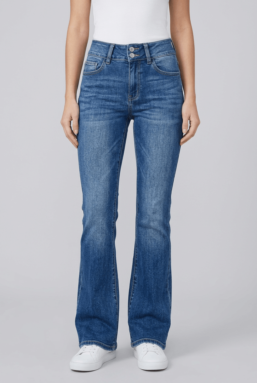 Women's Flared Jeans | Bootcut & Double Button Waist