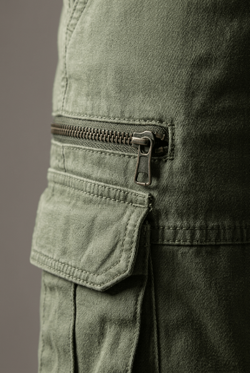 Women's Parachute Cargo Trousers | Multi-Pocket