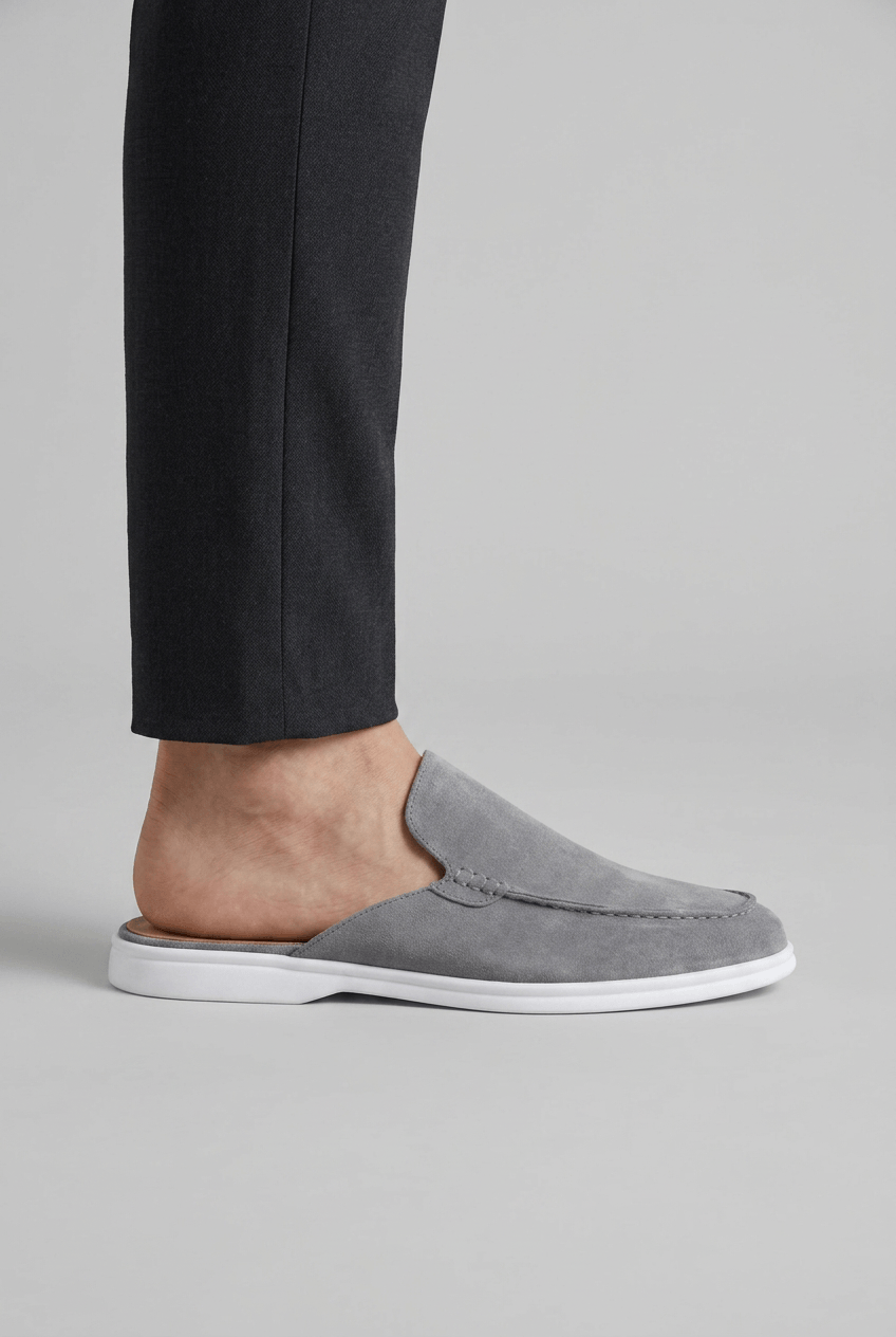 Men's Backless Loafer | Mules & Round Toe