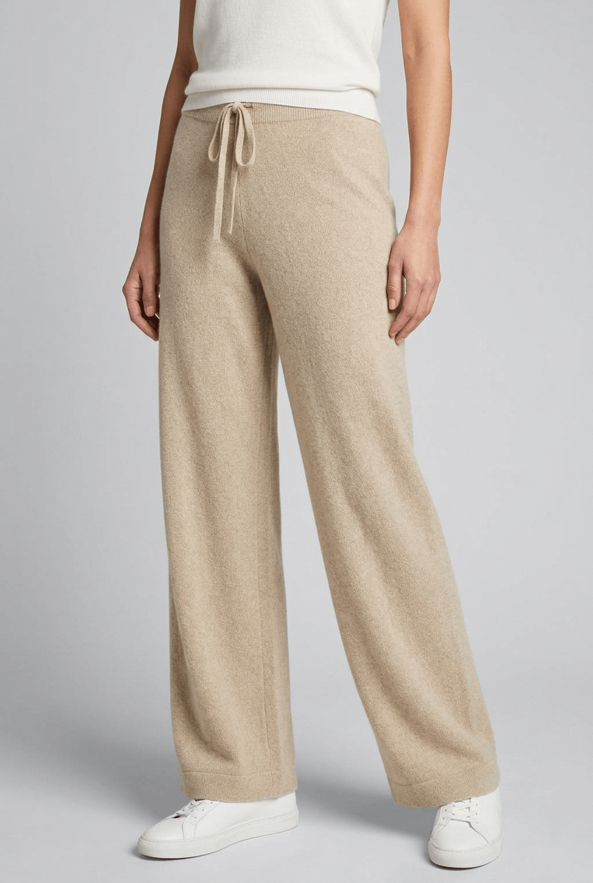 Women's Wide Leg Trousers | Drawstring Waist