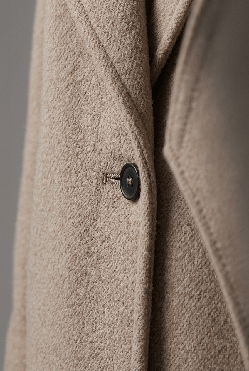 Women's Oversized Long Coat | Button Front