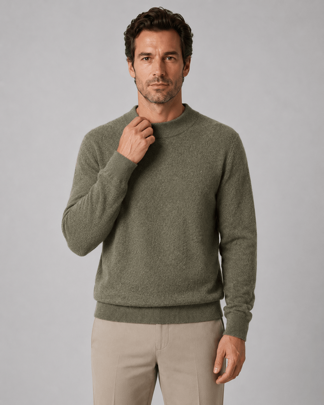Mens Shirts and Long Sleeve Pull-On Jumper for Comfortable Everyday Layering