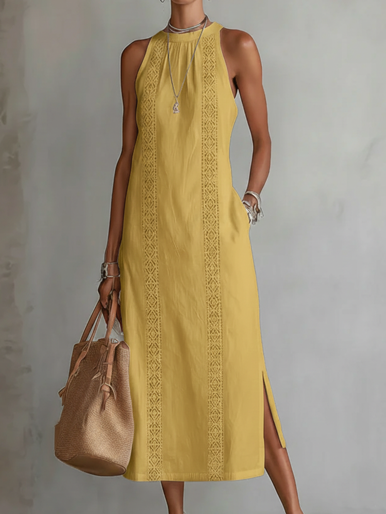 Women's Dress | Embroidered Midi Summer