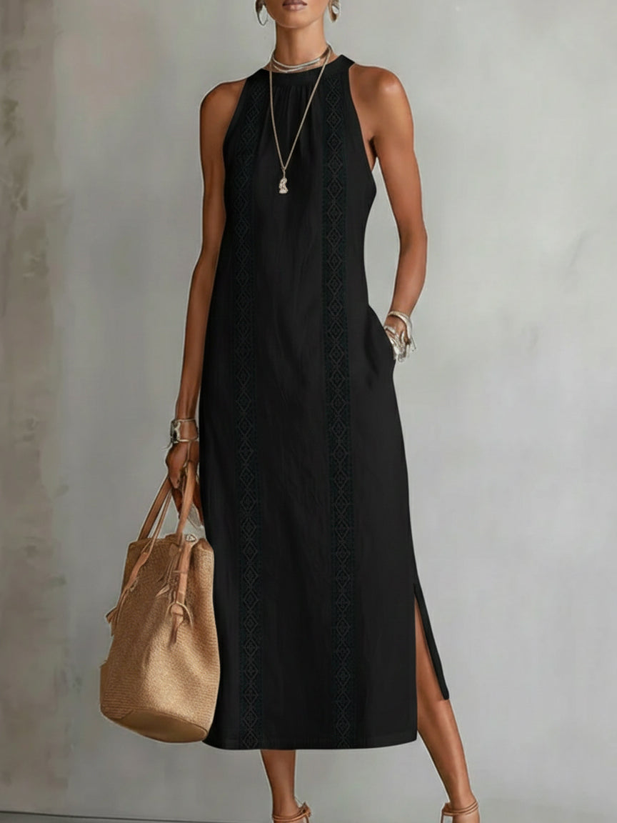 Women's Dress | Embroidered Midi Summer