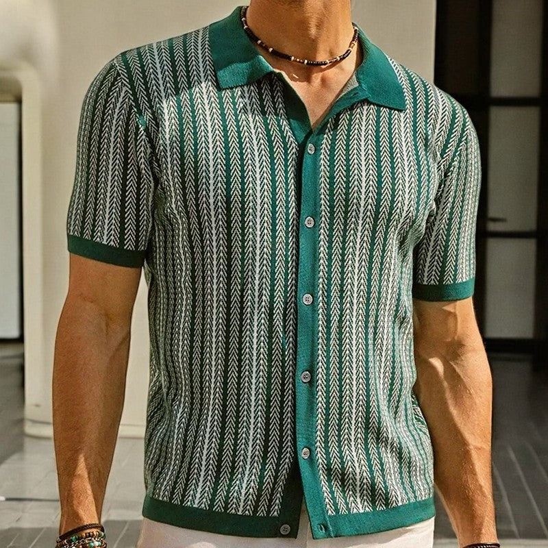Men’s Button Down Shirt | Organic Pattern Shirt