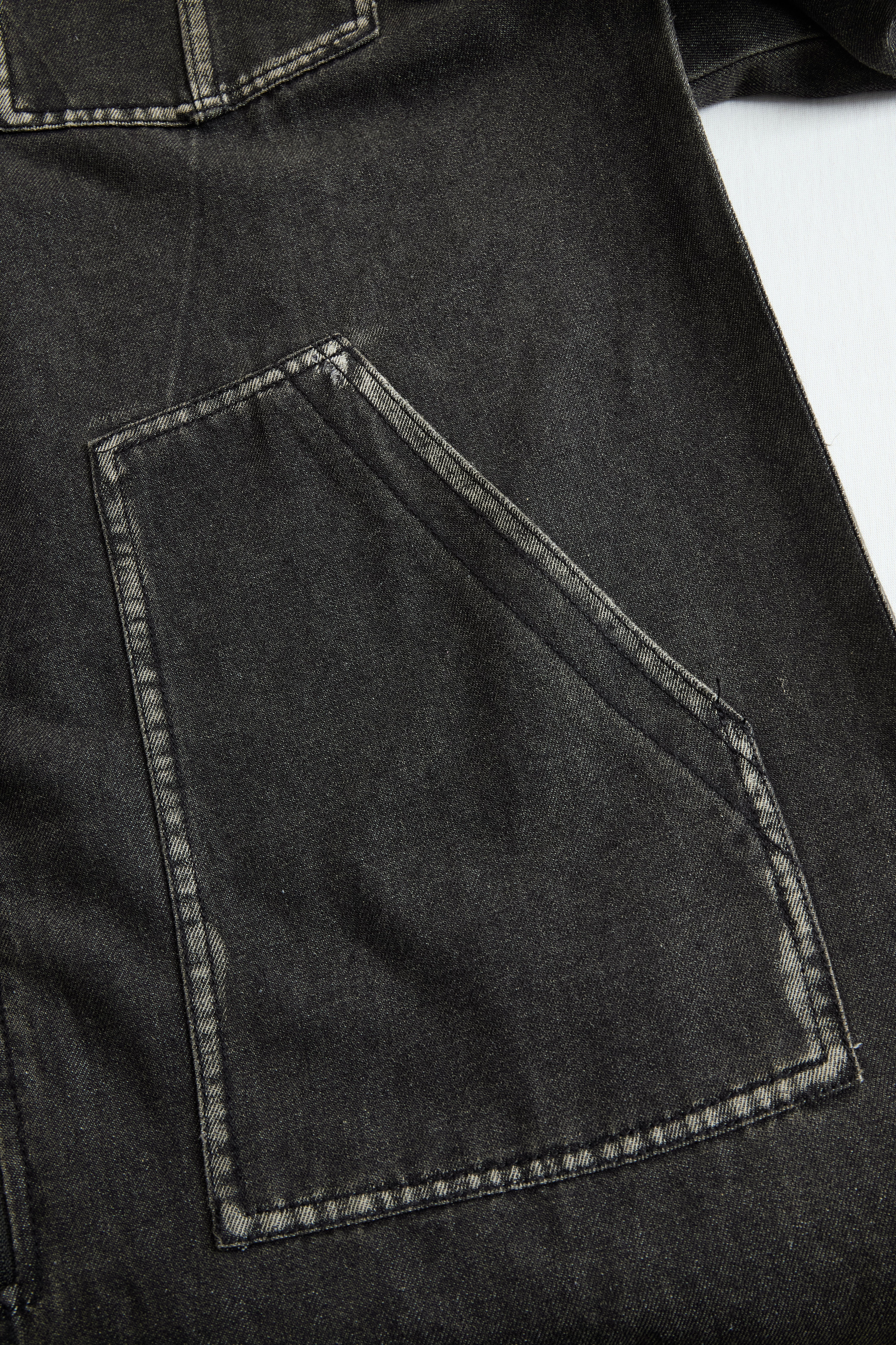 Women’s Denim Jumpsuit | Hooded Zip Up Wide Leg