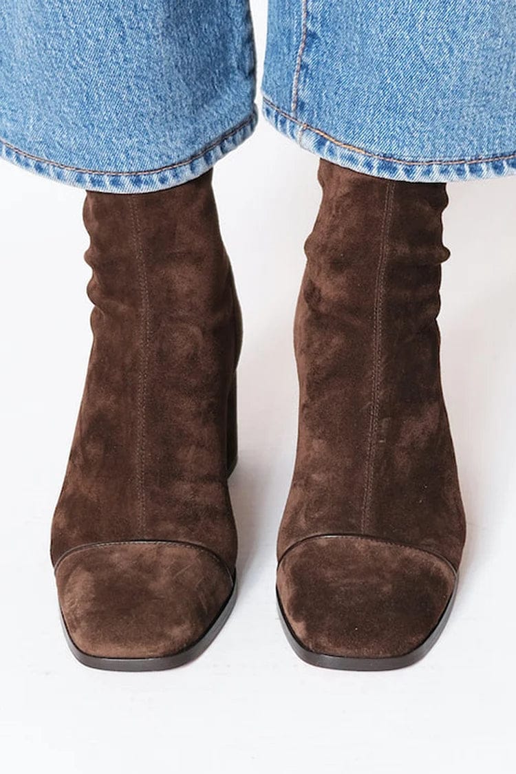 Women's Ankle Boots | Block Heel & Square Toe