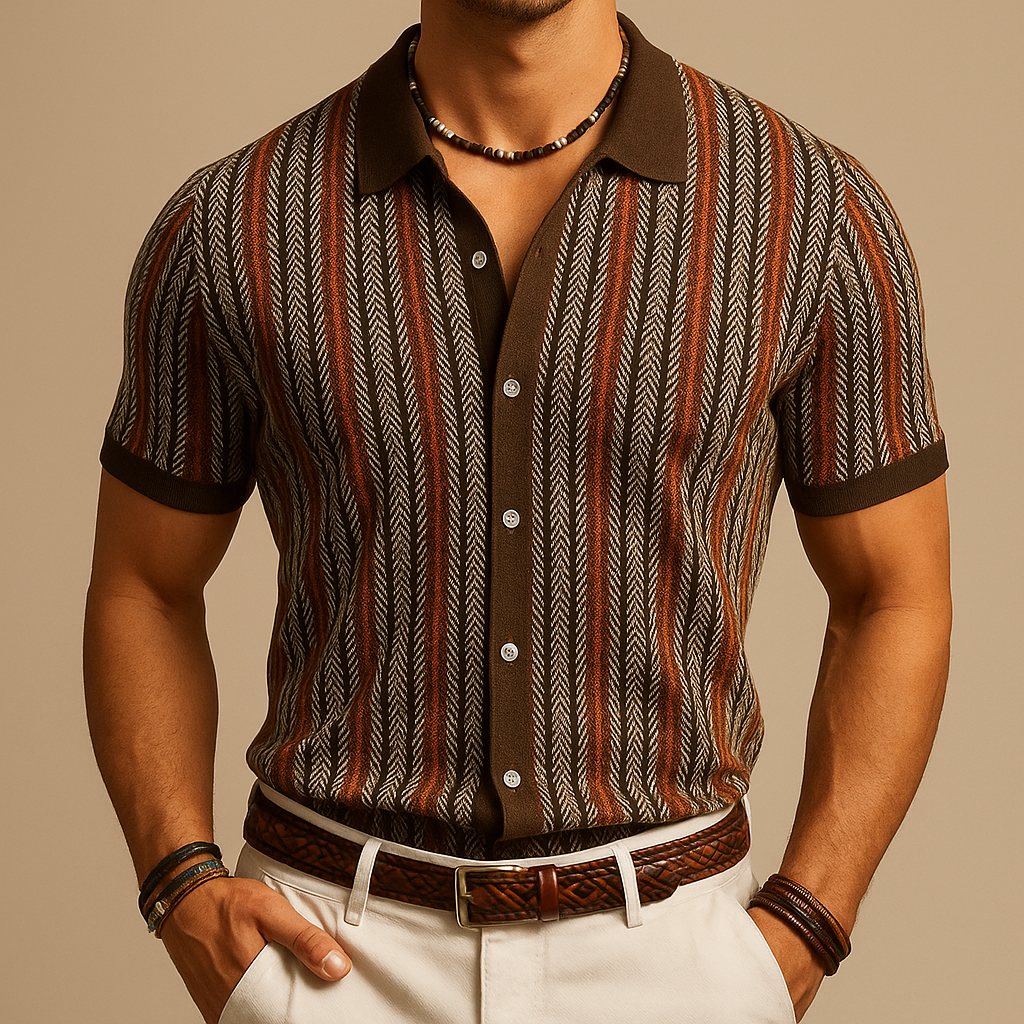 Men’s Button Down Shirt | Organic Pattern Shirt