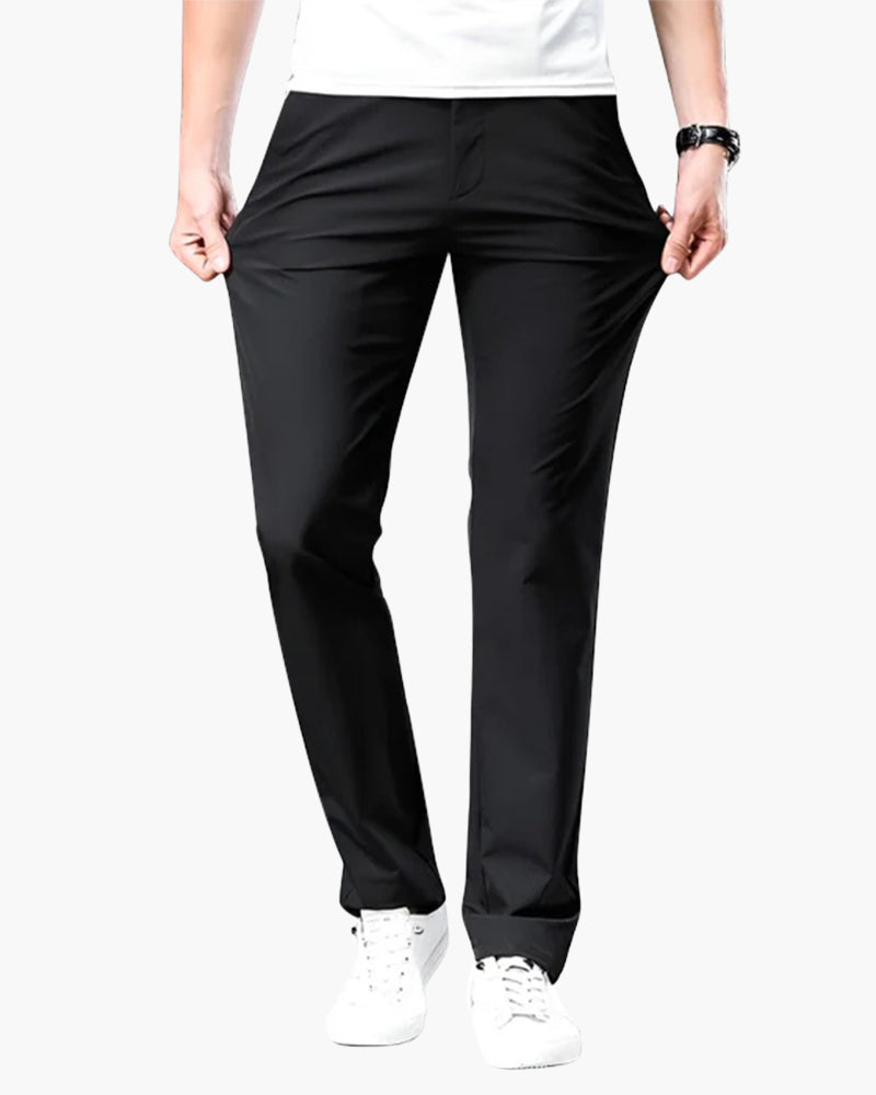 Men’s Chino Trousers | Straight Fit & Zip Closure