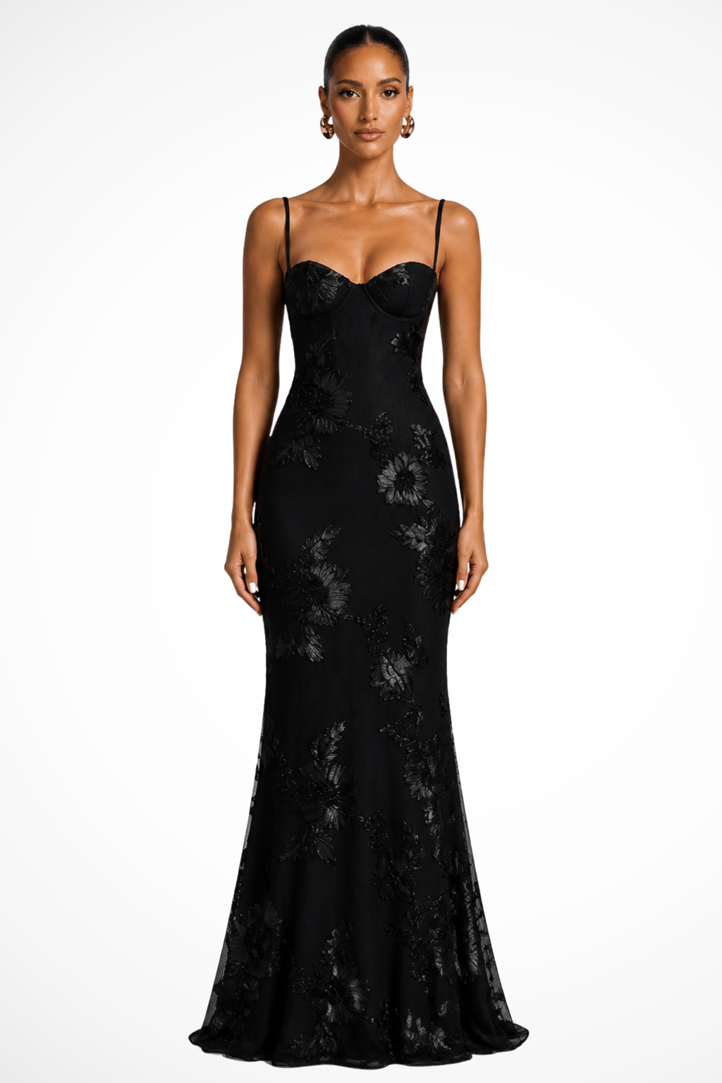 Women's Dress | Maxi Floral Embroidered Wedding Guest