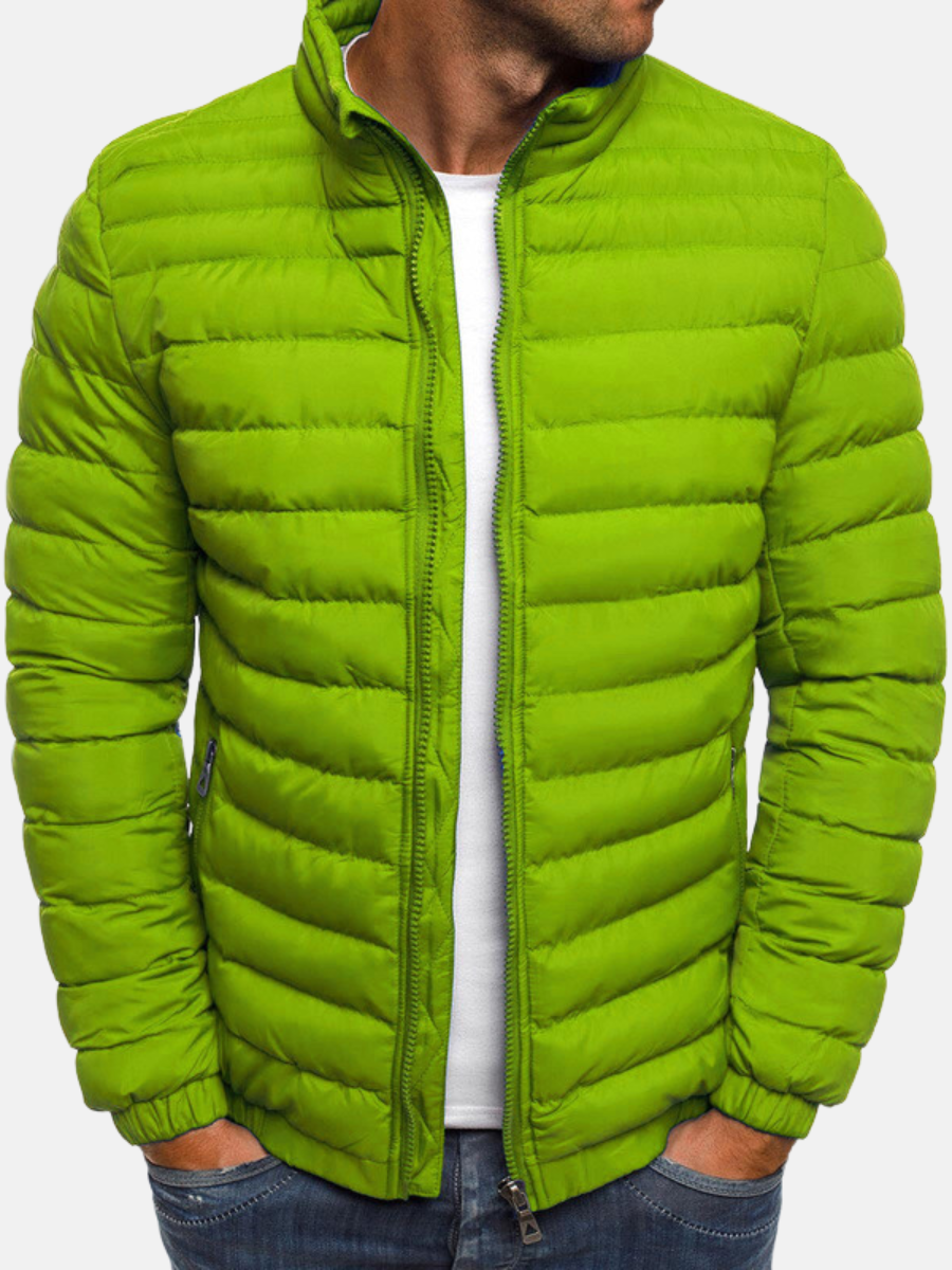 Men’s Quilted Jacket | Lightweight Puffer Zip