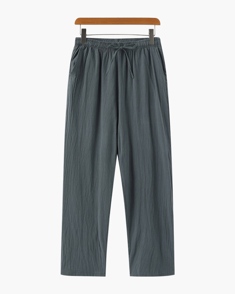 Men’s Drawstring Trousers | Relaxed Fit Summer Casual Aesthetic