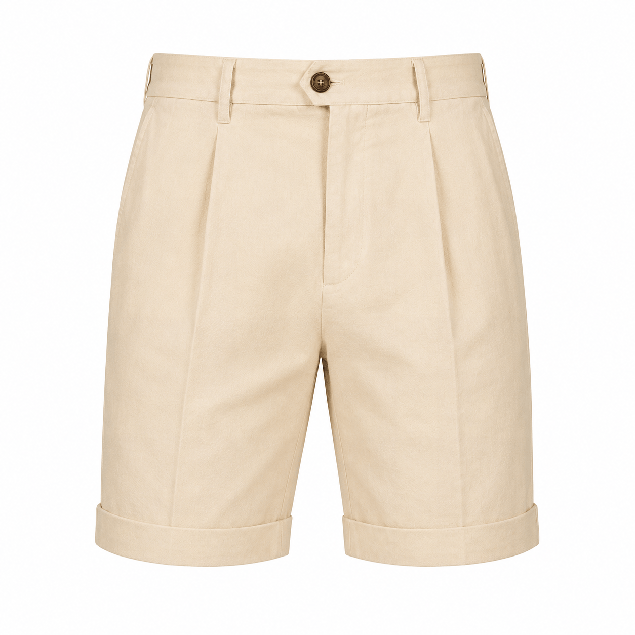 Men's Pleated Straight Leg Summer Shorts | Casual