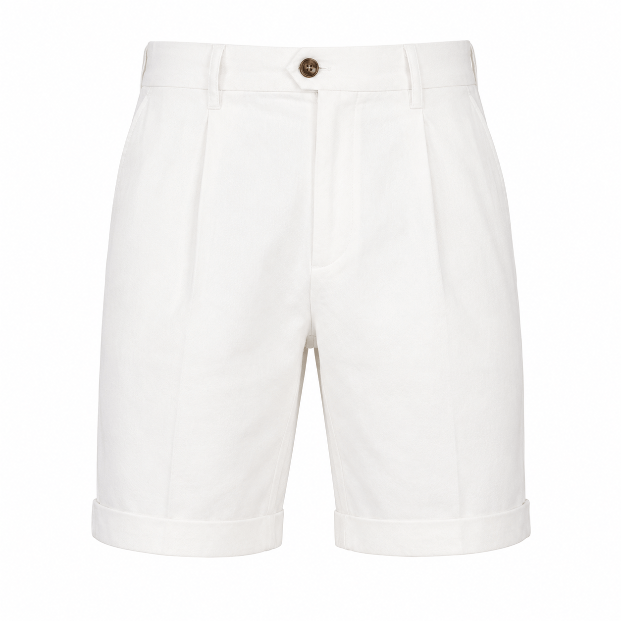 Men's Pleated Straight Leg Summer Shorts | Casual
