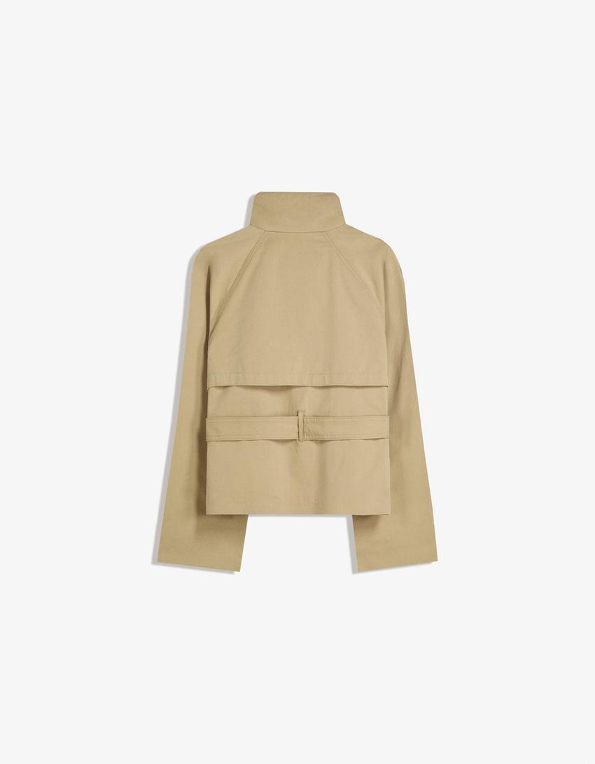 Women’s Short Trench Coat | Double Breasted