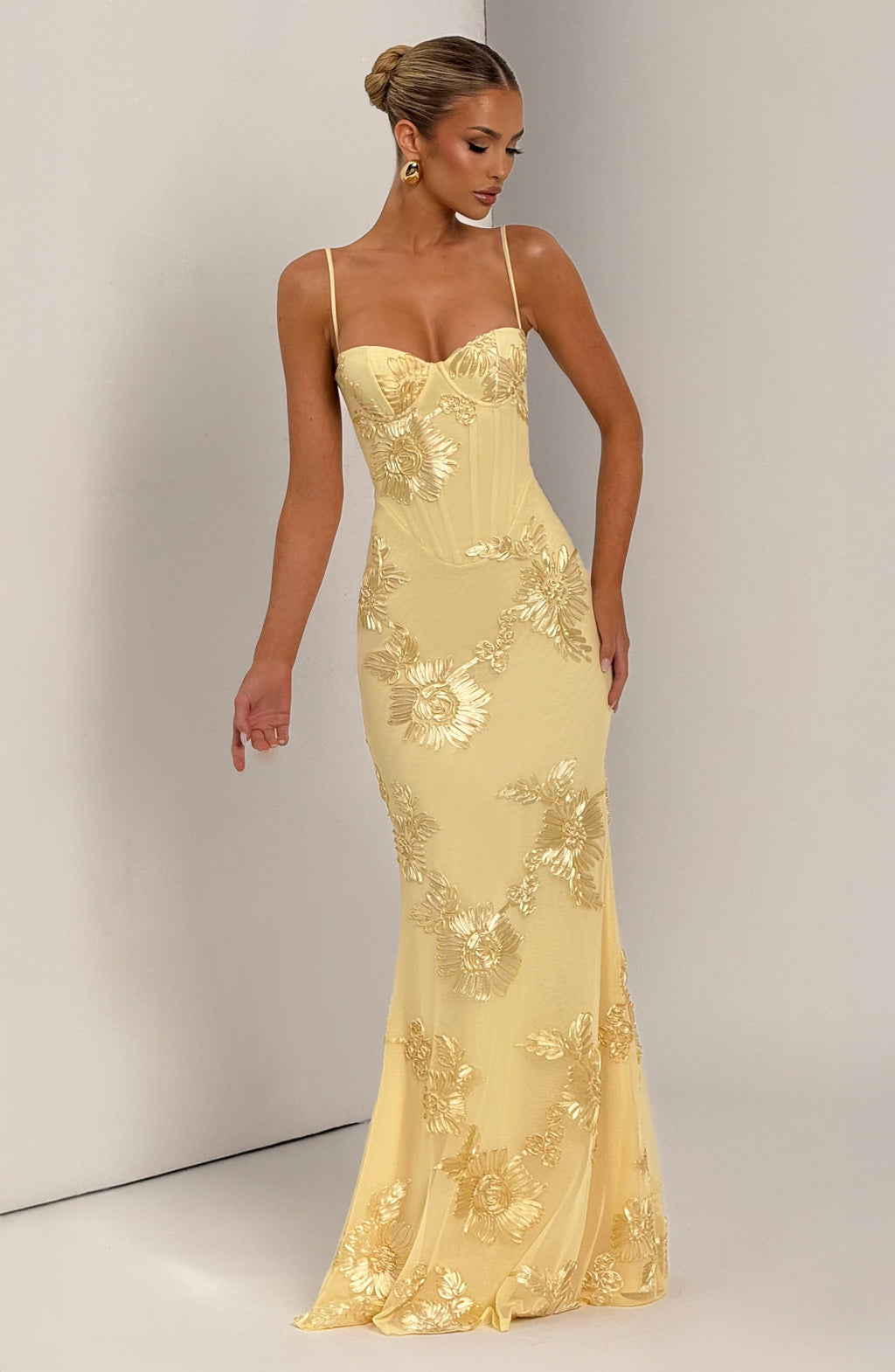 Women's Dress | Floral Corset Formal Maxi