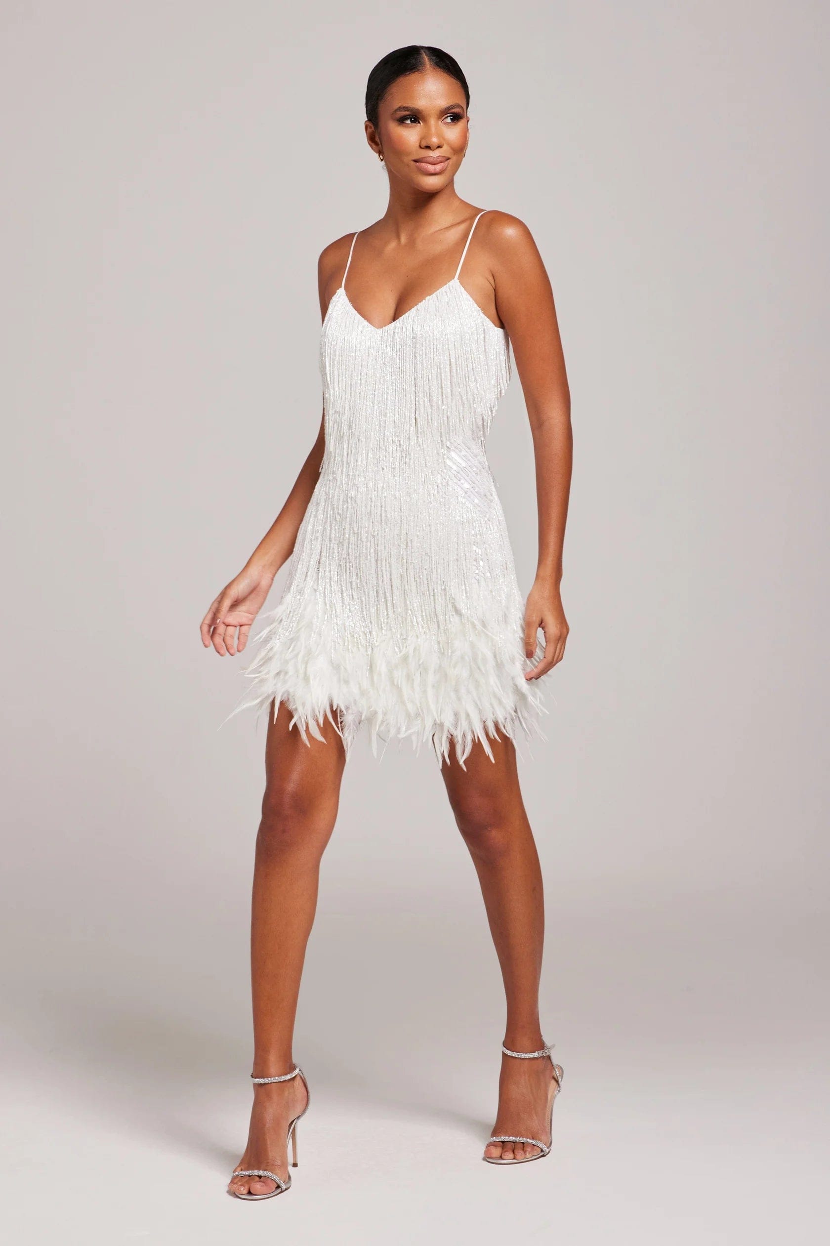 Women's Sleeveless Summer Dress | Fringe & Feather Hem
