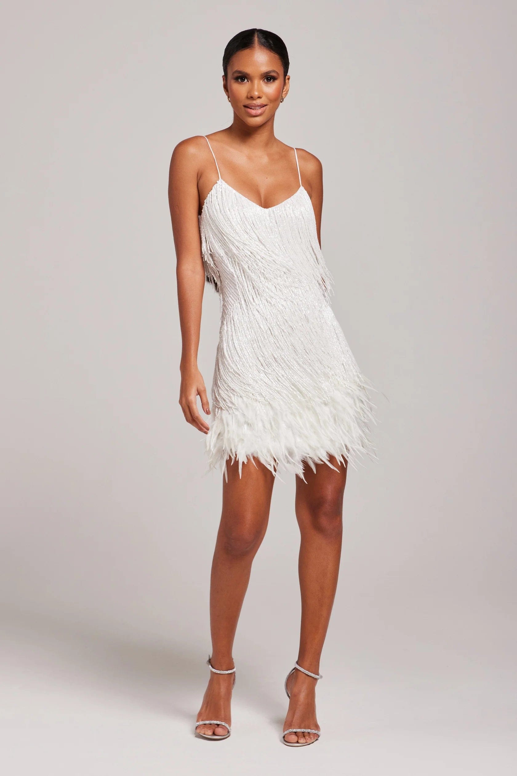 Women's Sleeveless Summer Dress | Fringe & Feather Hem