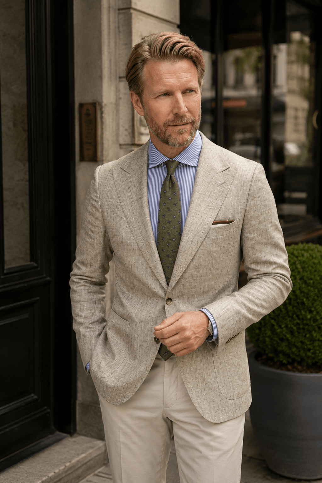 Men’s Blazer | Formal Textured Tailored